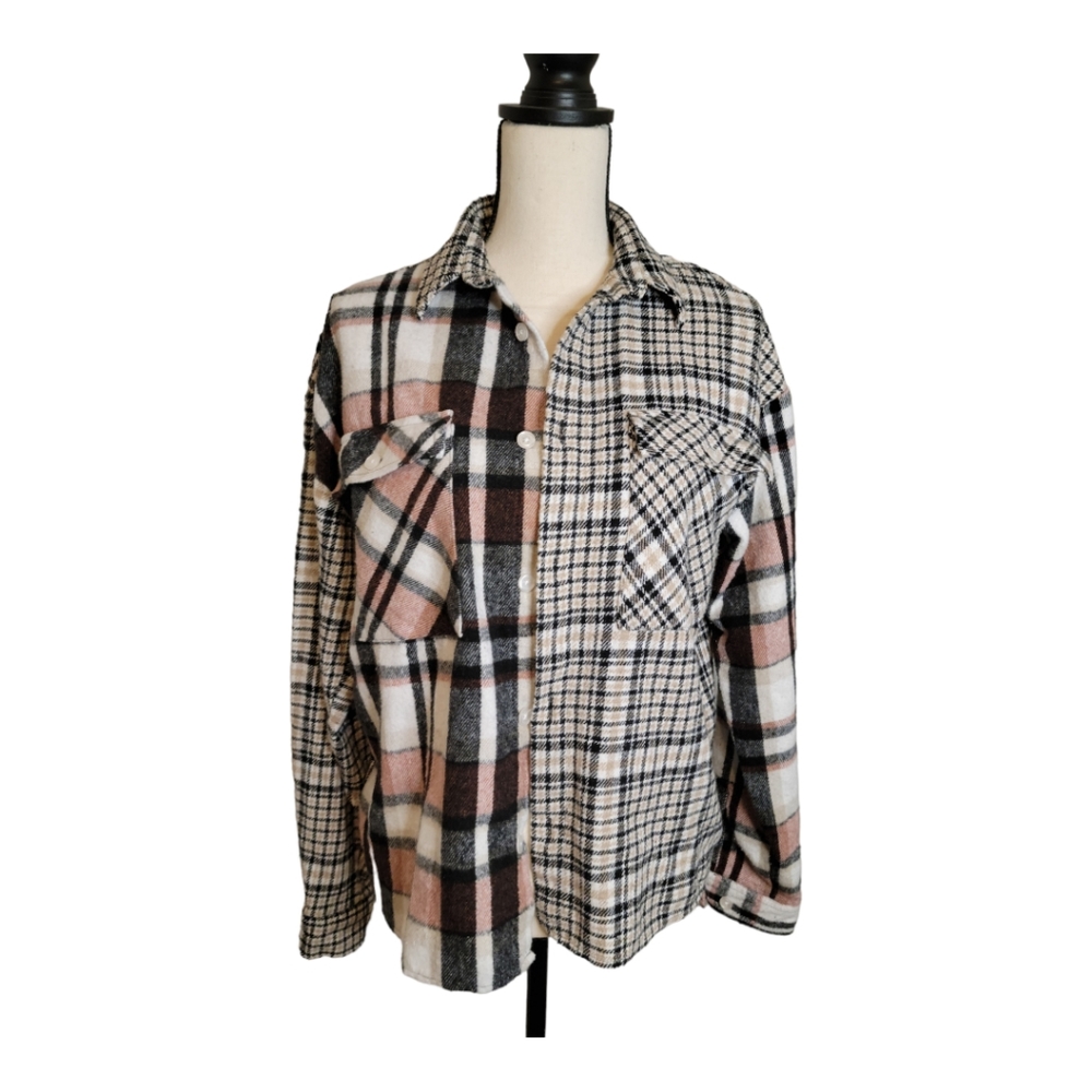 BoohooMan flannel size Mens Small/Womens Medium